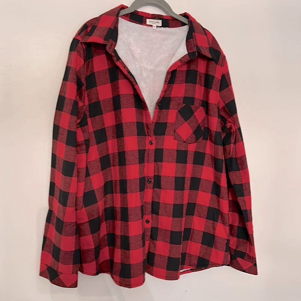 NWOT Women’s Buffalo Plaid Shacket